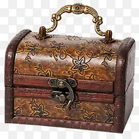 仿古宫廷带拉手木质魔法百宝盒