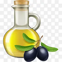 矢量橄榄油和橄榄
