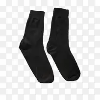 黑色炫酷的一双棉袜