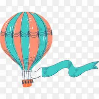 手绘氢气球装饰图