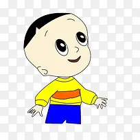 仰着头的大头儿子