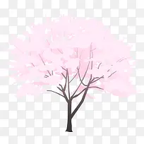 粉色美丽春季桃花