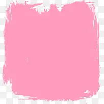 粉红色墨迹效果元素