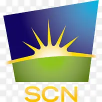 SCN电视节目标志设计矢量