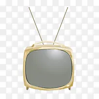 卡通复古的电视机设计