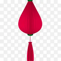 春节红色折纸灯笼