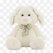 白色垂耳兔毛绒玩具