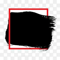 文本框输入框装饰框黑色线条插画