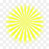 黄色放射光芒底纹