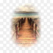 海边木桥