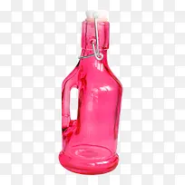 粉色玻璃瓶