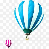 高清蓝白色氢气球
