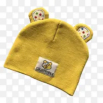 宝宝针织维尼熊小黄帽