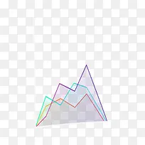 扁平金融行业图表矢量插画