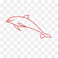 简约经典动物剪纸广告设计鲸鱼
