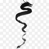 手绘水墨中国龙