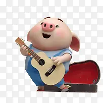 弹吉他的猪小屁