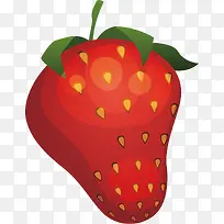 矢量图红色的草莓