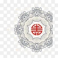 中国风古典花纹底纹装饰