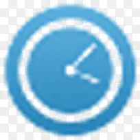 蓝色的时钟标识 icon