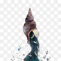 创意海螺插画