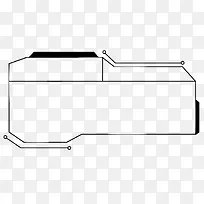免扣图科技感的边框