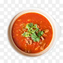 砂锅香菜番茄牛腩汤