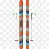 冬季运动滑雪工具