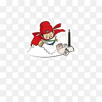 卡通高考状元