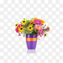花盆花瓶鲜花图案