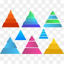 彩色金字塔模型