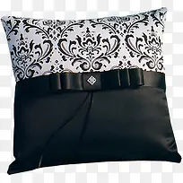 黑白色花纹抱枕