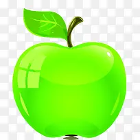 绿色苹果图案