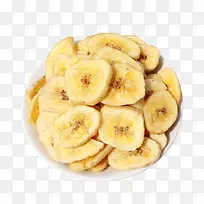 香脆的香蕉片设计素材