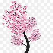 粉色爱情小树