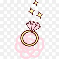 粉色钻石设计素材