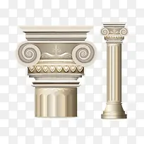 创意罗马柱设计素材