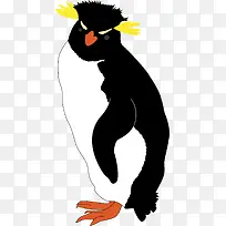帝企鹅矢量雄性卡通风格