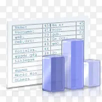 柱图统计信息图标