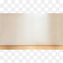 白色墙壁实木本色地板海报背景
