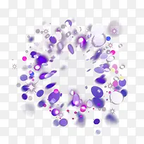 紫色光点圆圈