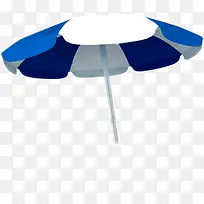 蓝色大型太阳伞