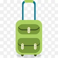 绿色行李箱