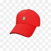 头部装饰红帽子