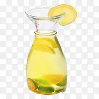 美味的柠檬金桔汁素材图片
