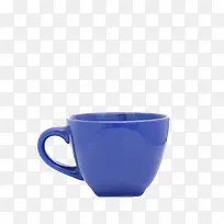 蓝色茶杯热茶