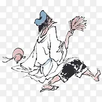 水墨济公