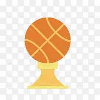 体育篮球奖杯矢量图标免抠图