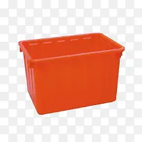 橘色大号方形装水塑料箱
