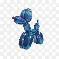 蓝色气球狗